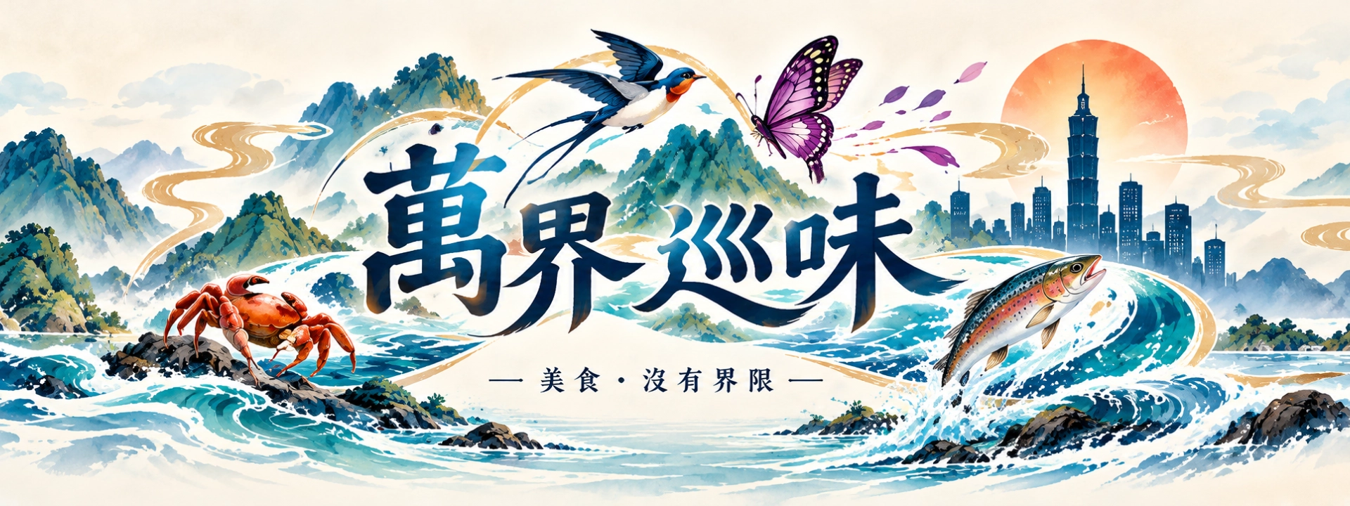 萬界巡味主視覺